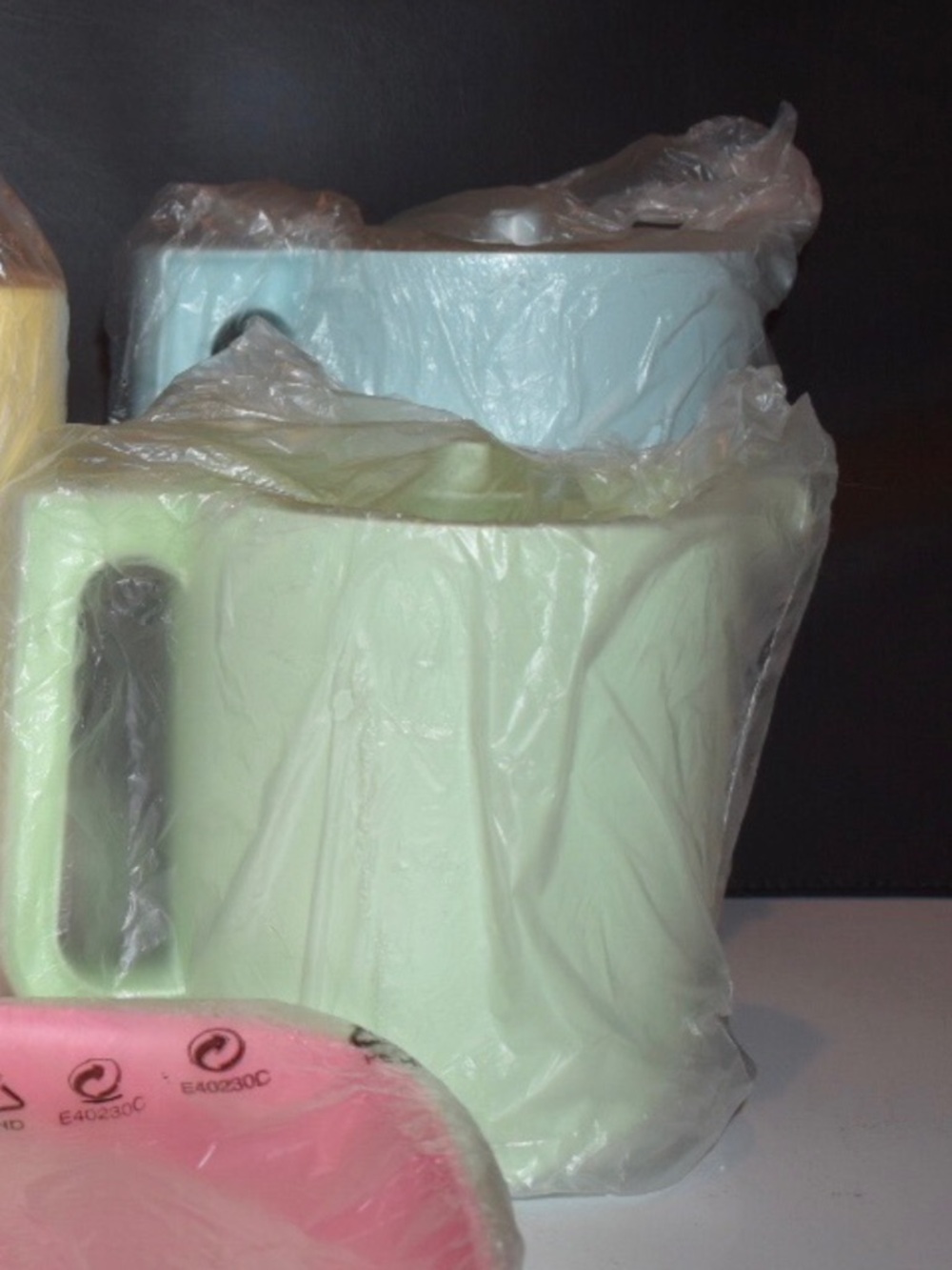 Tupperware Pastel Pitcher Set in Mint Green & Light Blue